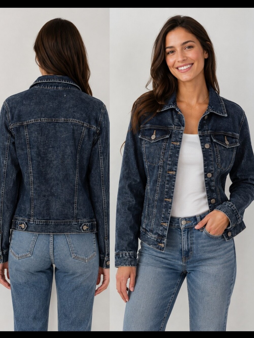 Nwt ✨️Cato Dark Wash Denim Jacket Size M Fall 🍁